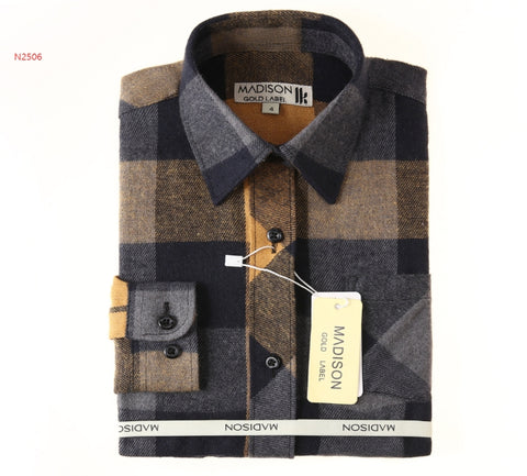 navy plaid shirt