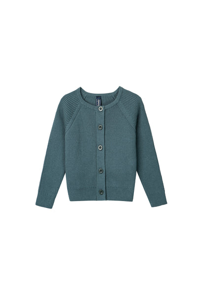 cardigan & suspender Knit set - Teal