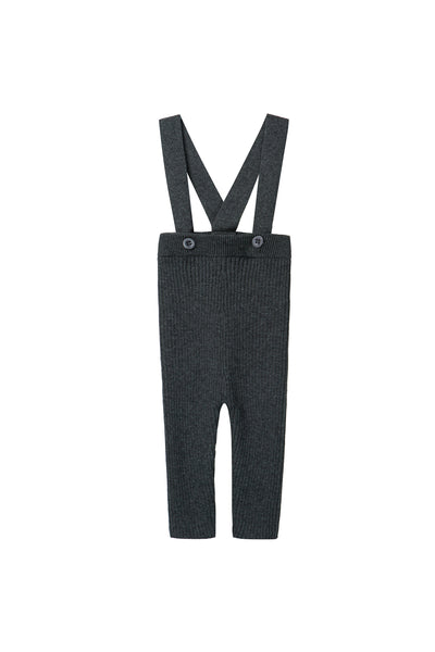 Cardigan & Suspender knit set- grey