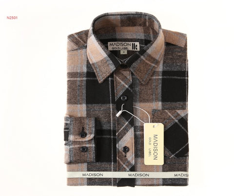 camel plaid shirt