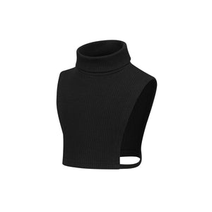 rib roll neck dicky-black