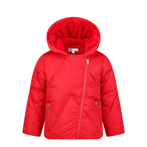 side zip toddler coat
