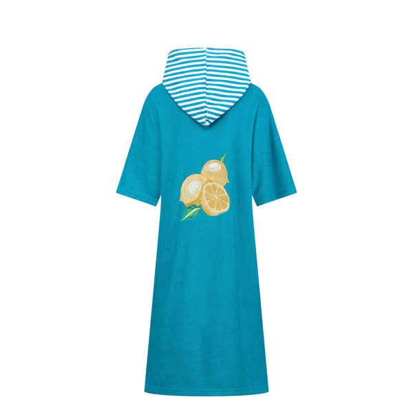 Lemonade Waves Over Head Terry Robe
