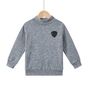 grey high neck top