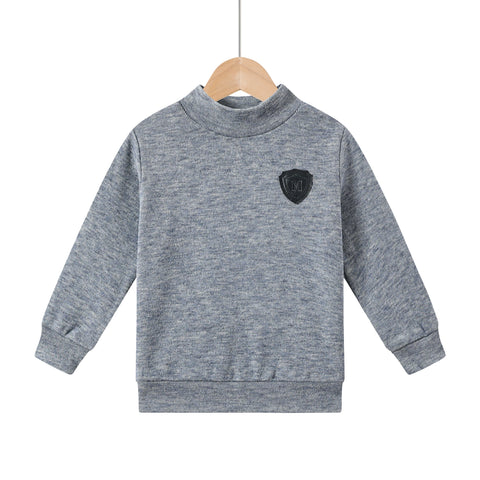 grey high neck top