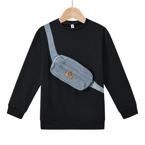 fanny pack sweat top