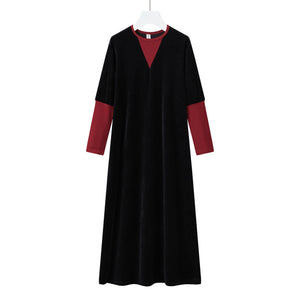 cotton velour nightdress