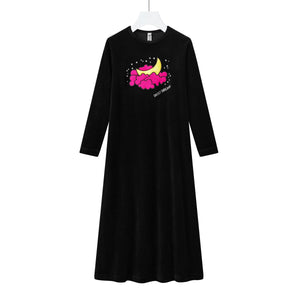 Dream cotton velour nightgown