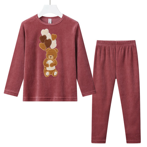 teddy cotton velour pajama