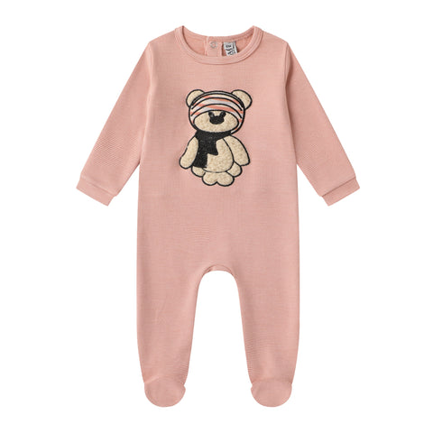 teddy sweat babygrow