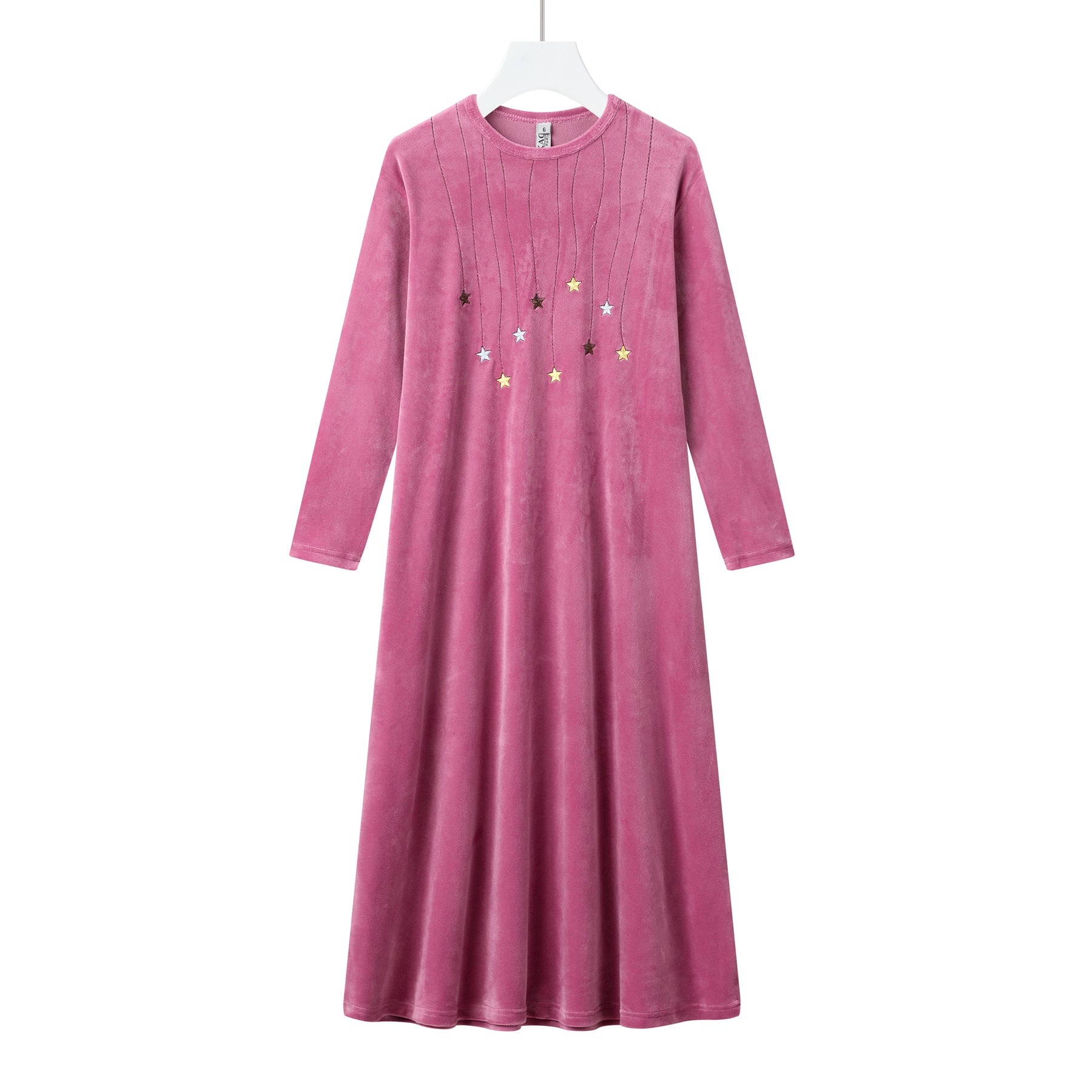 hanging star velour nightdress