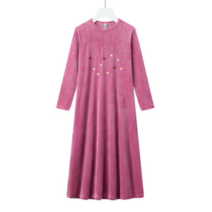 hanging star velour nightdress