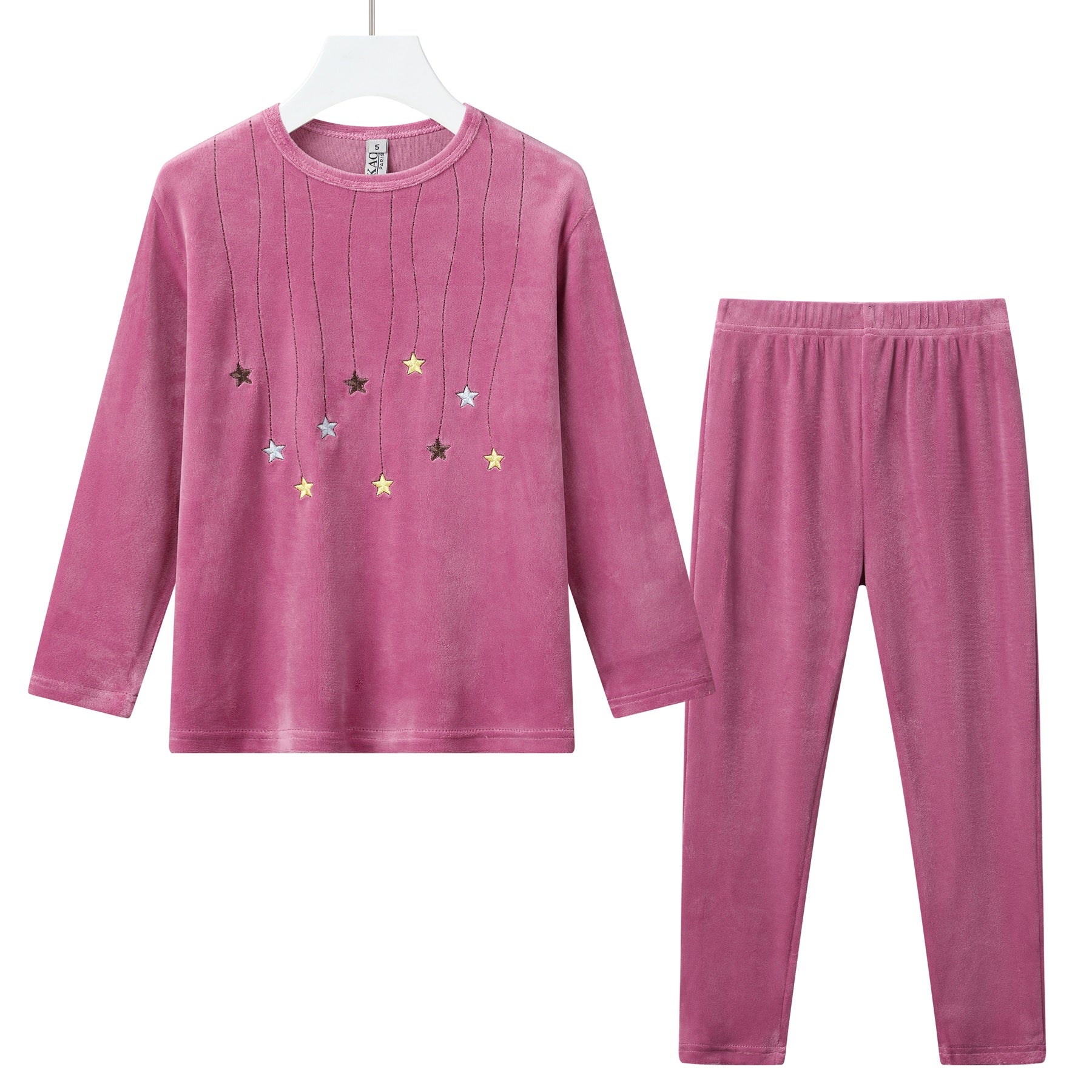 hanging star velour pajama