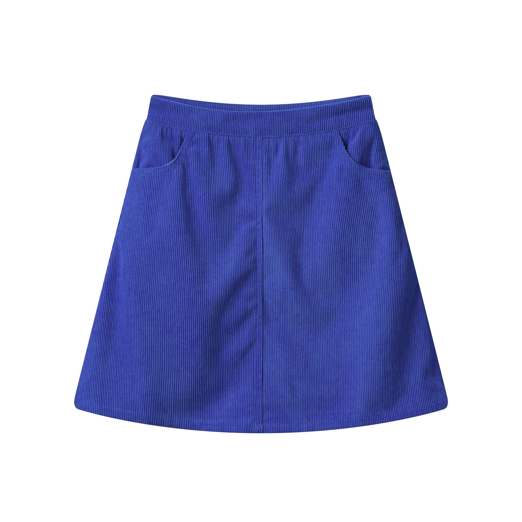 blue corduroy skirt