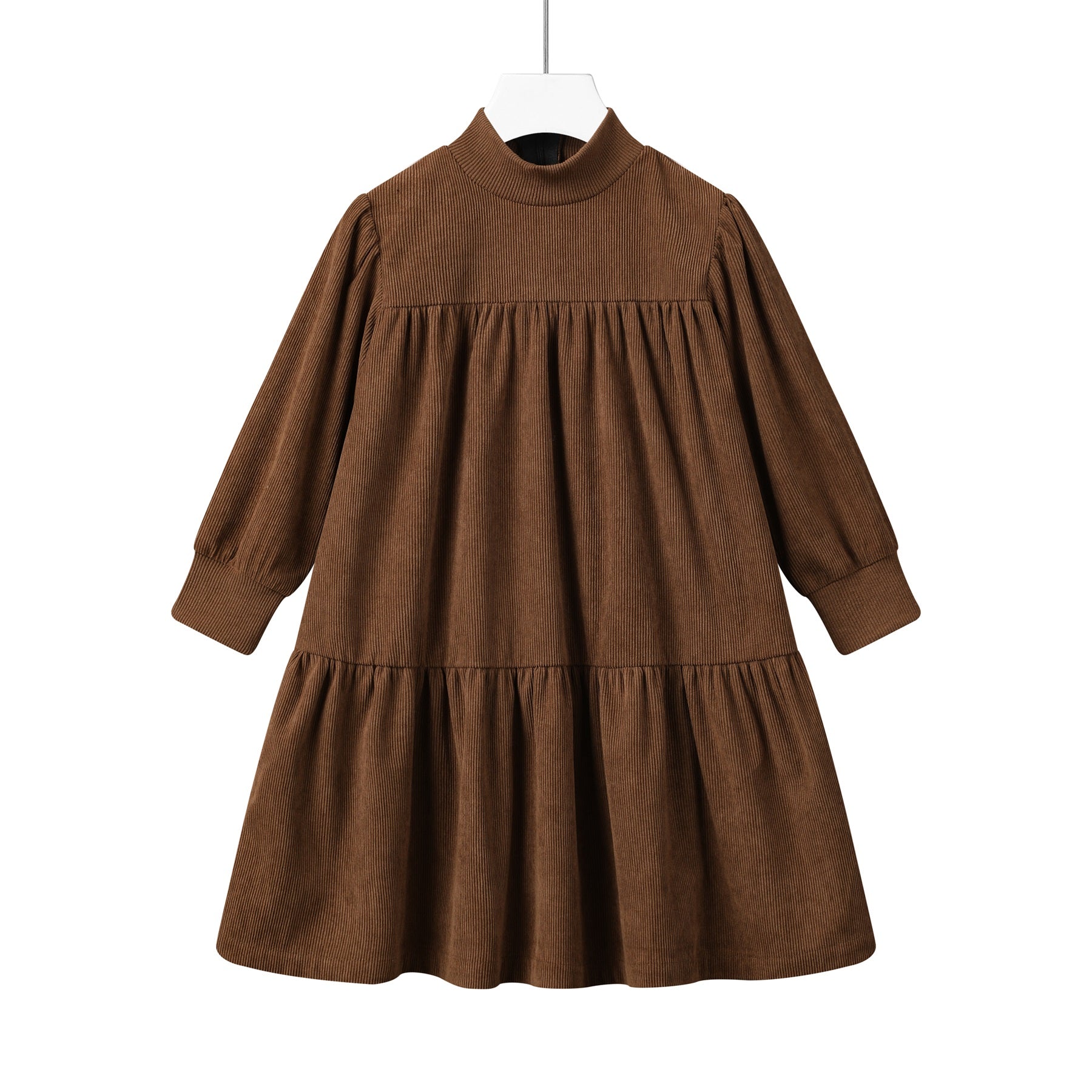 Corduroy High neck dress