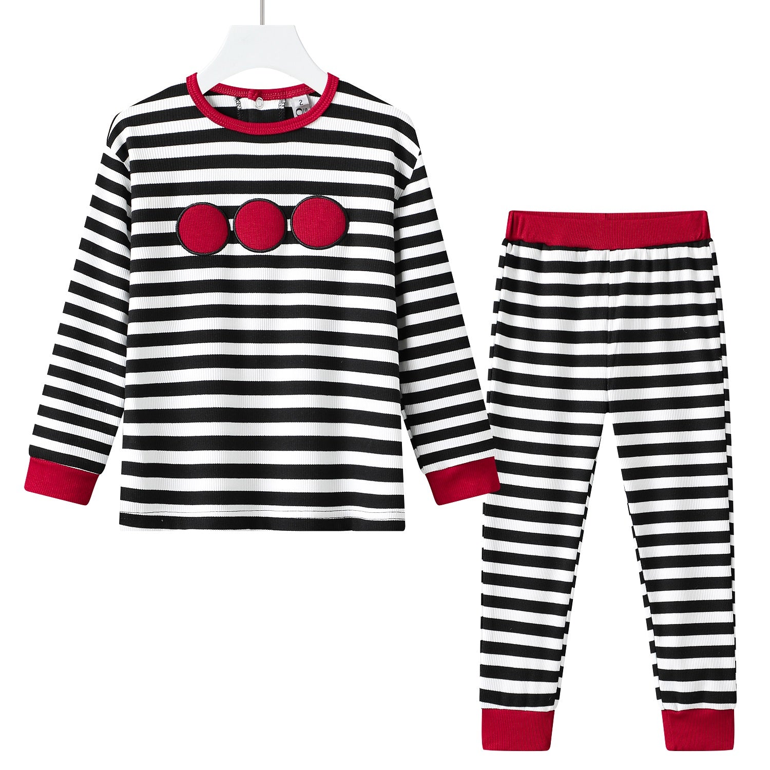 stripe pajama cotton/poly