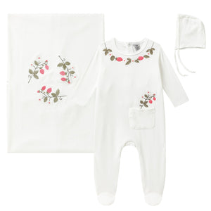 embroidered rib model babyset