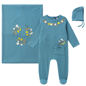 embroidered rib model babyset