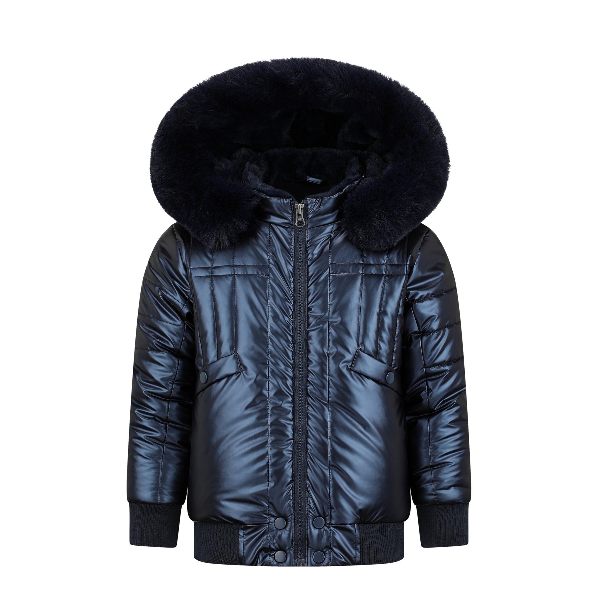 topstitch winter jacket-navy