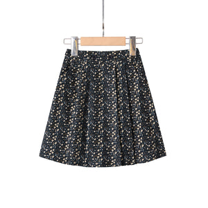 Floral Corduroy skirt