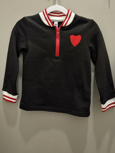 heart zip top