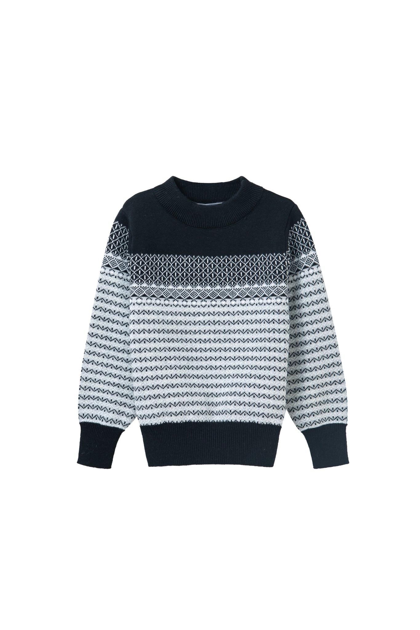diamond print sweater
