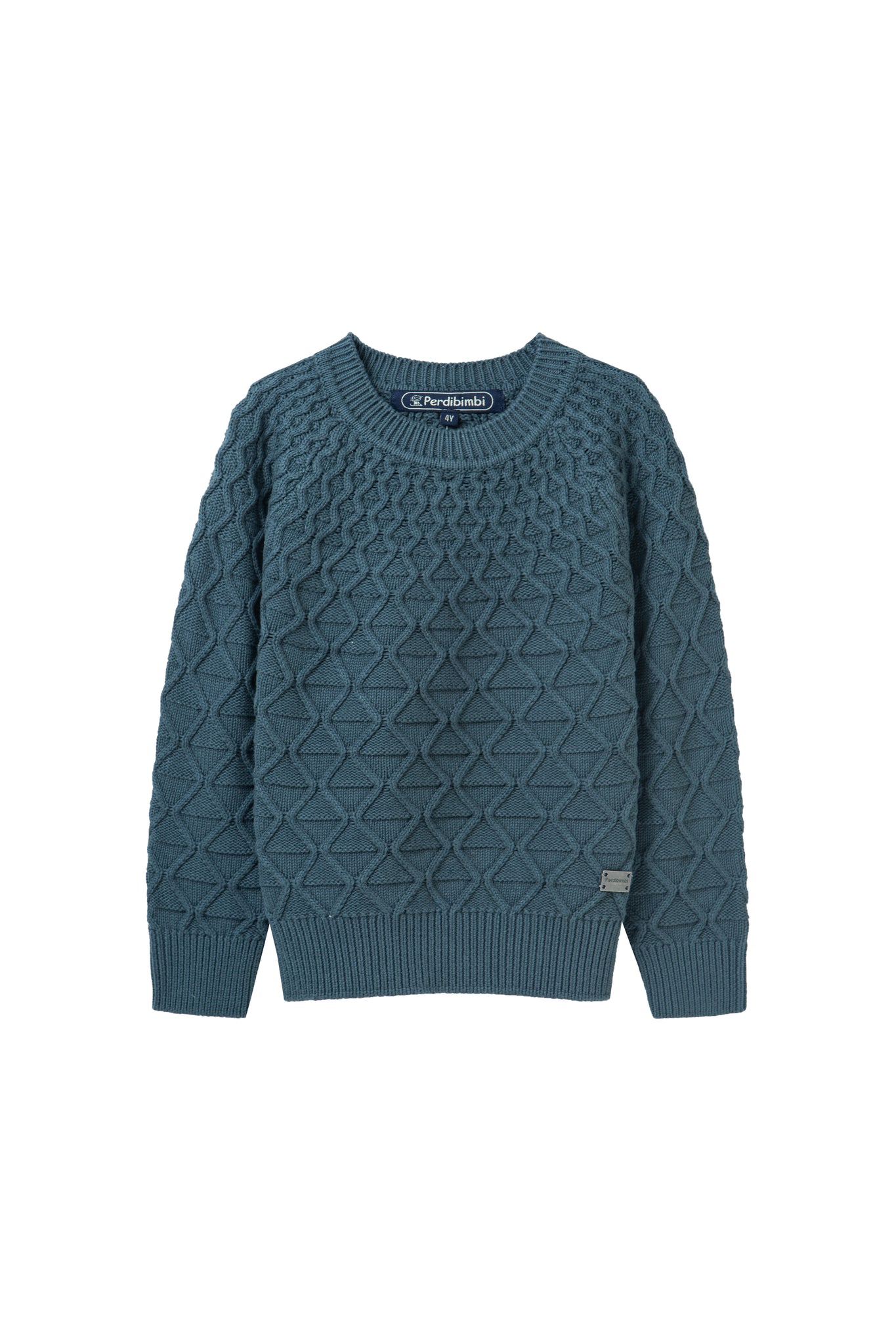 diamond shape knit sweater