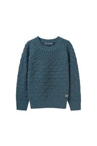 diamond shape knit sweater