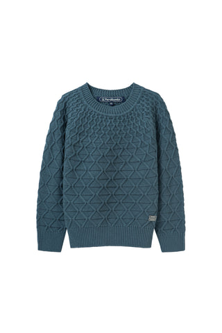 diamond shape knit sweater