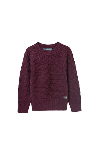 diamond cable knit