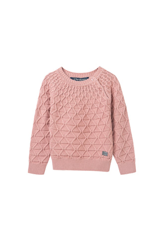 diamond knit sweater