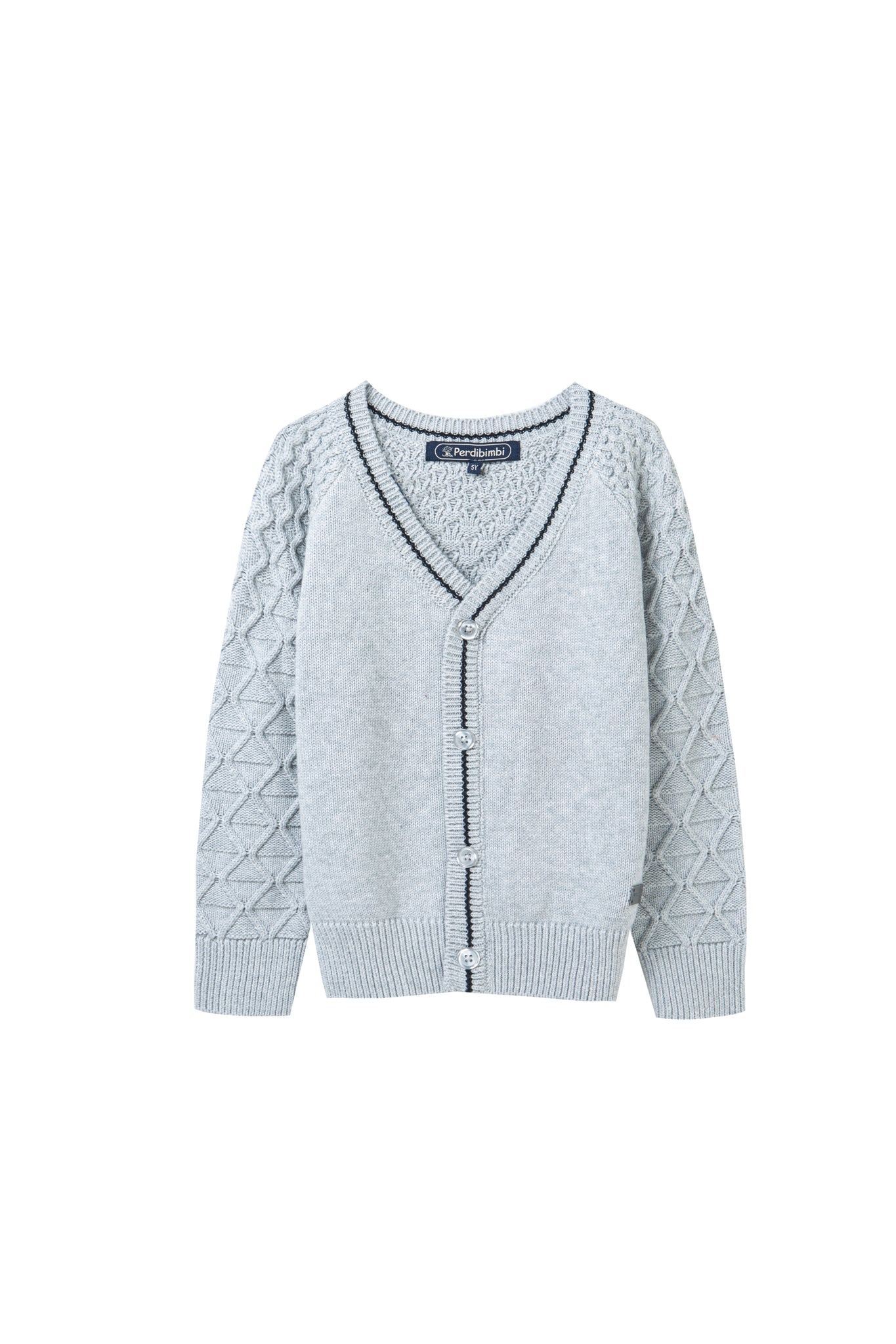 diamond knit cardigan