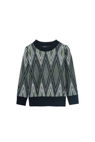 diamond shape sweater