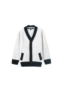 black trim cardigan