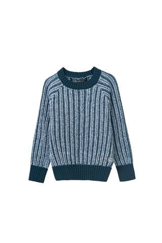 shaded stripe sweater