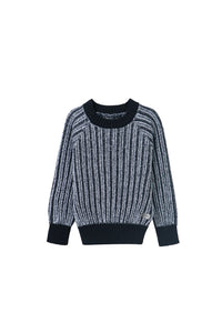 shaded stripe sweater