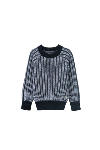 shaded stripe sweater