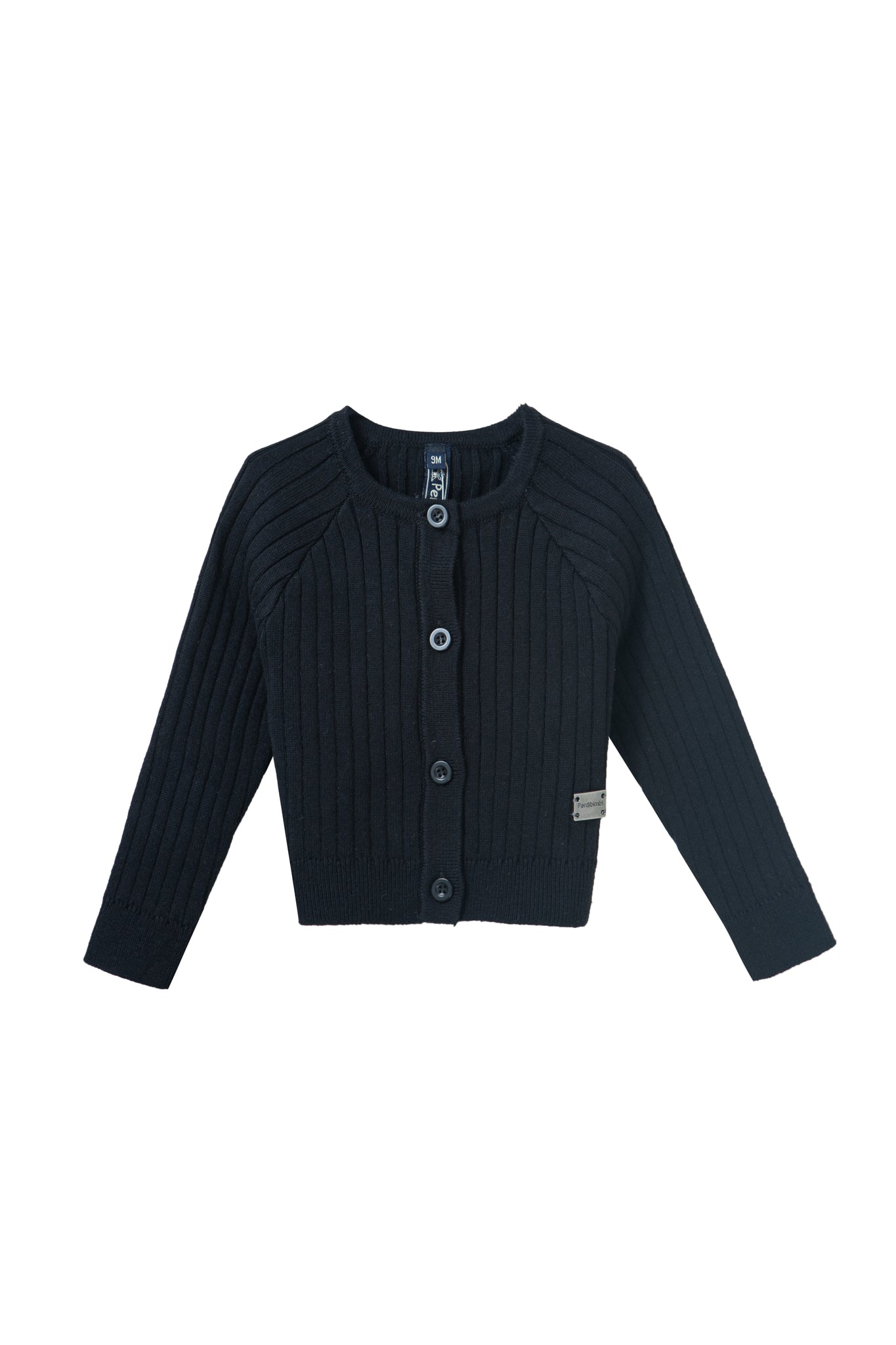 rib button down cardigan