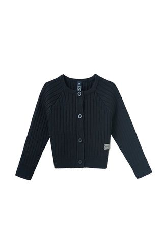 rib button down cardigan