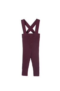 build up knit- plum