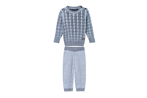 cable knit toddler set