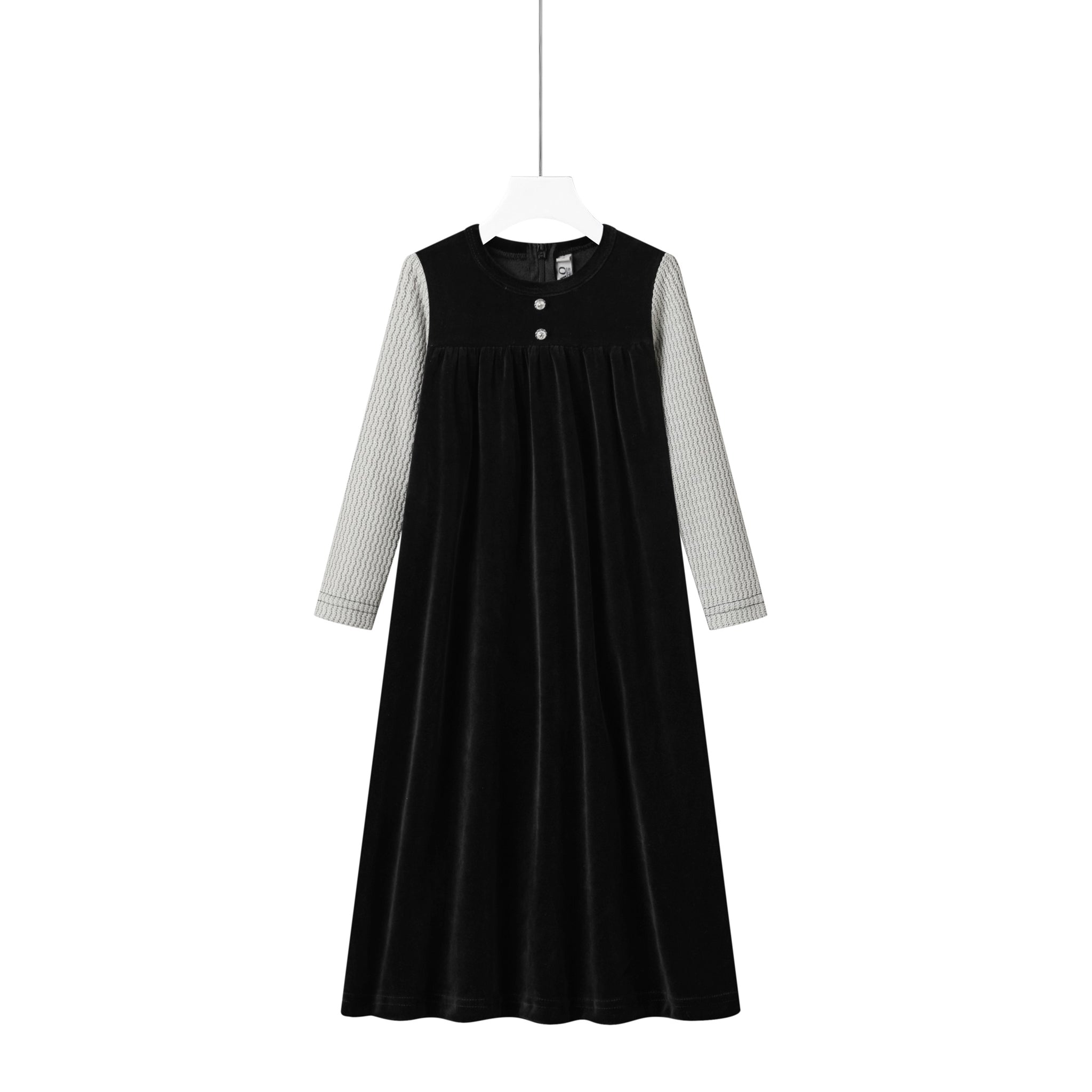ribbed sleeve robe