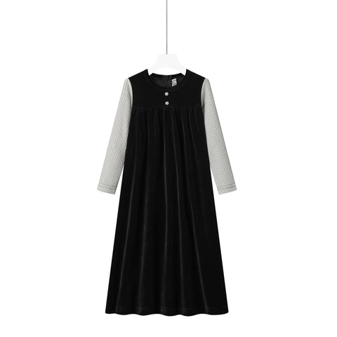 ribbed sleeve robe