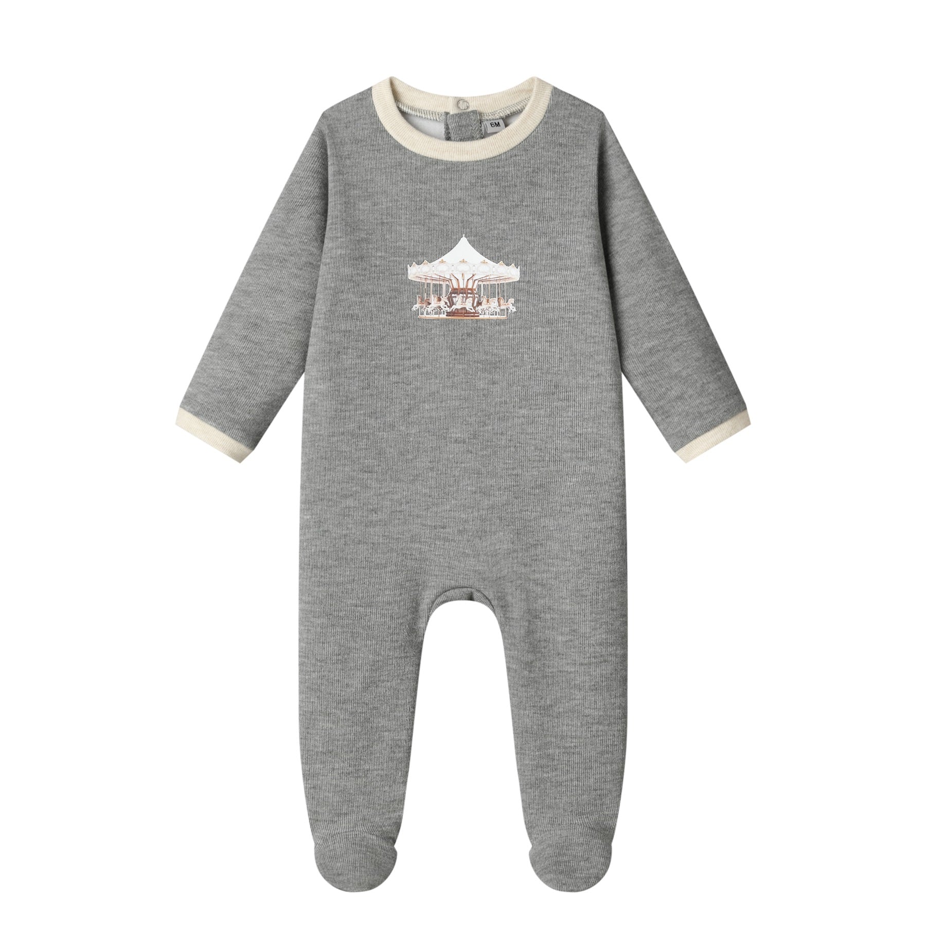 merry go round sweat fooite-green