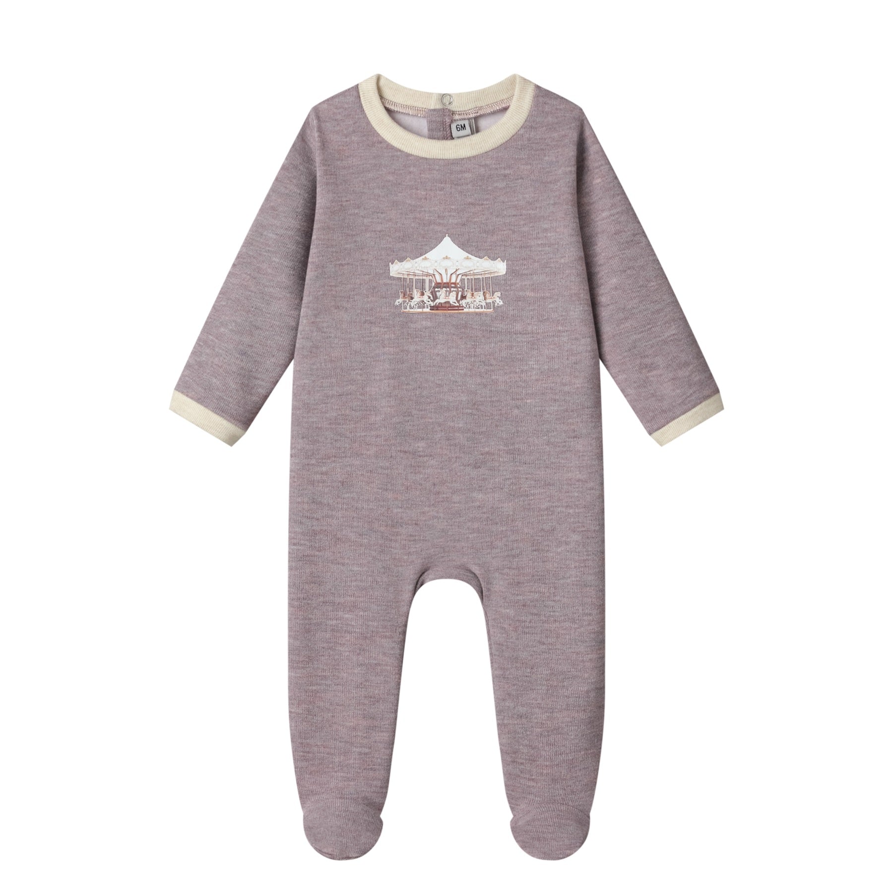 merry go round sweat footie-move