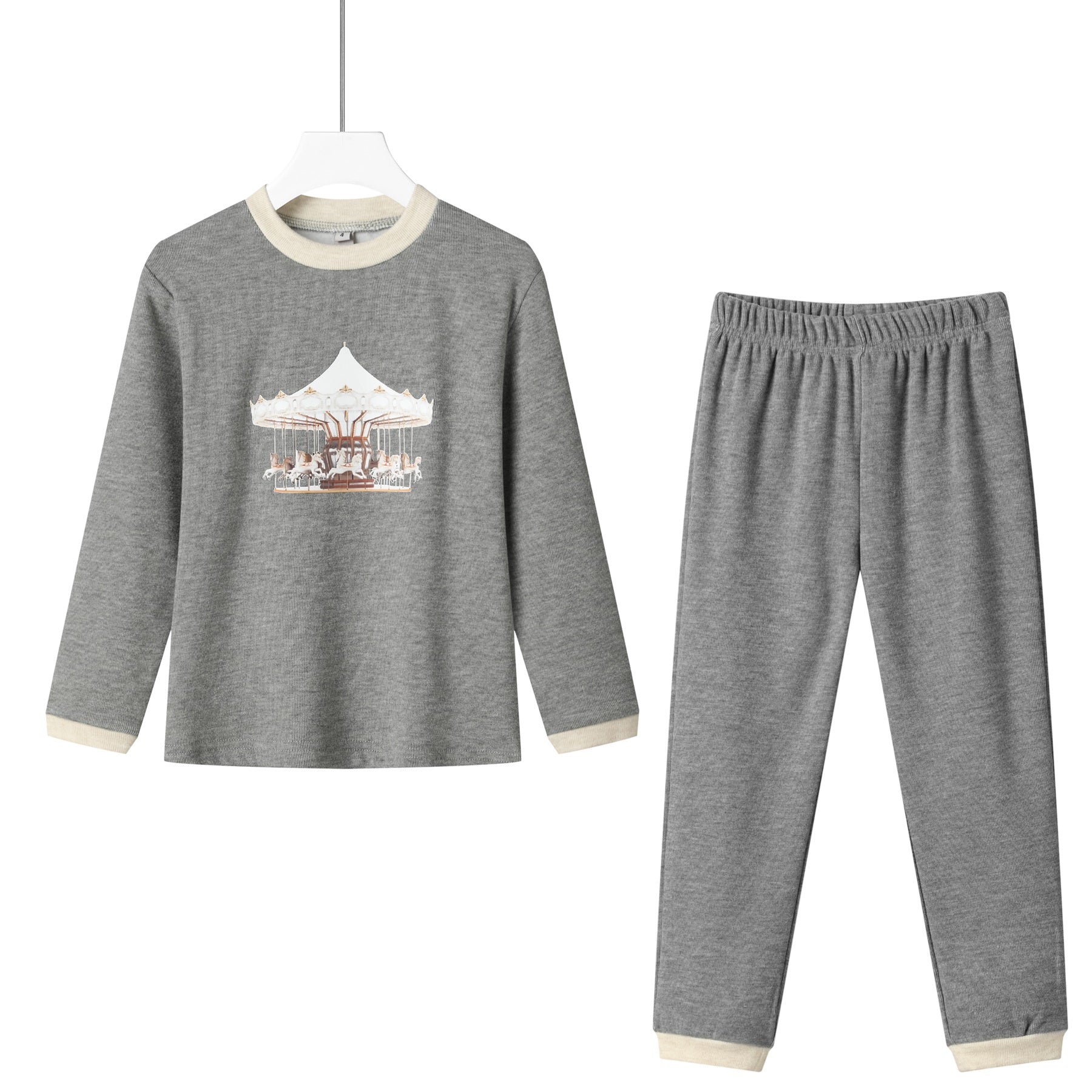merry-go-round pajama-grey