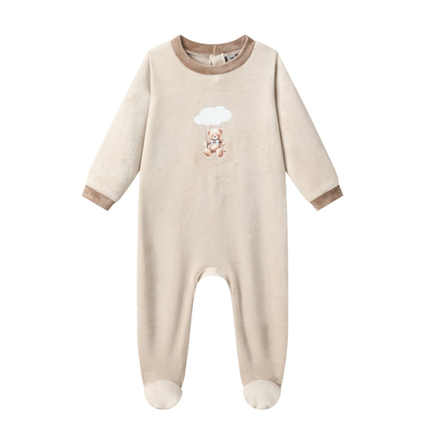 bear swing poly velour-beige
