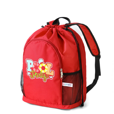 swim bag-red