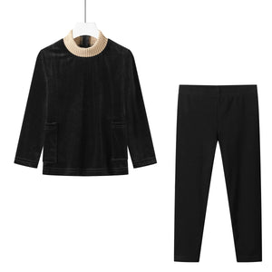 high neck toddler robe-boy