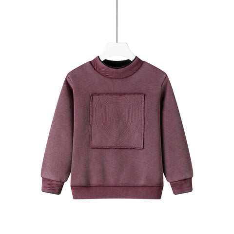logo sweat top-plum